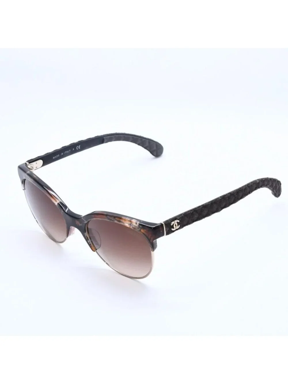 Chanel Sunglasses Eyewear S5 CC Logo Quilted Temple